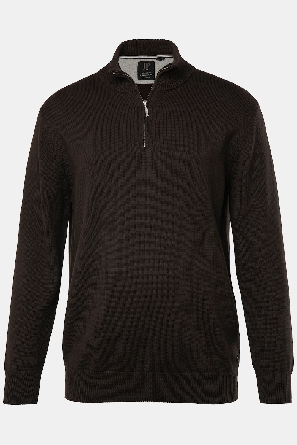JP 1880 Stricktroyer, Stehkragen, Zipper, Langarm, bis 7 XL
