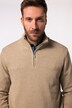JP 1880 Stricktroyer, Stehkragen, Zipper, Langarm, bis 7 XL