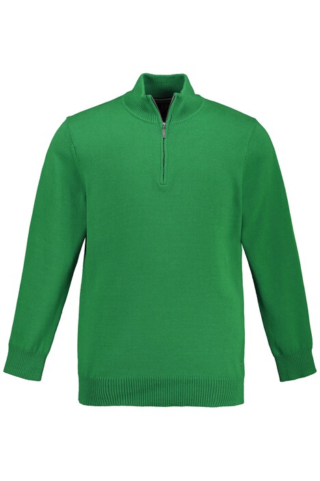 Troyer, stojáček, zip, dlouhé rukávy