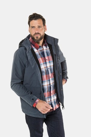 Ulla Popken Funktionsjacke, wind-, wasserabweisend, atmungsaktiv - Große Größen