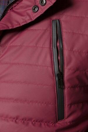 Duże rozmiary Pikowana kurtka, mężczyzna, ciemnoczerwona, rozmiar: 6XL, poliester, JP1880