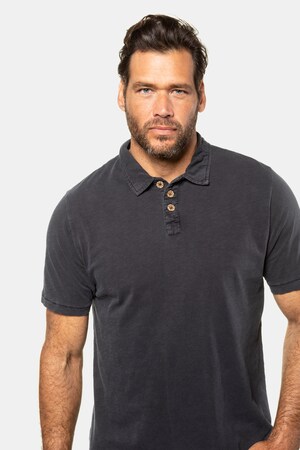 Duże rozmiary Koszulka polo, mężczyzna, czarna, rozmiar: L, bawełna, JP1880