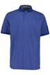 Contrast Collar Pique Knit Cotton Polo Shirt