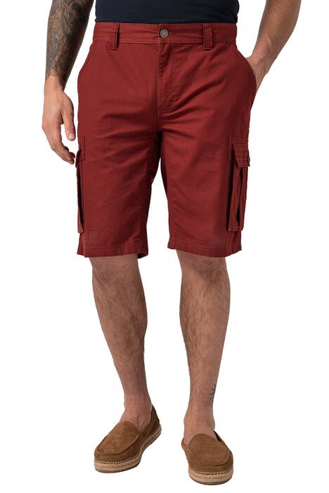Cargo bermudy, 6 kapes, rovné nohavice