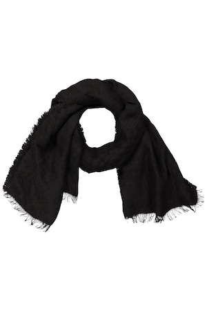 Ulla Popken Sjaal Fijn Geweven Dessin Franjes Grote Maten ulla popken kopen in de aanbieding