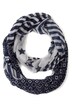 Mixed Print Infinity Scarf
