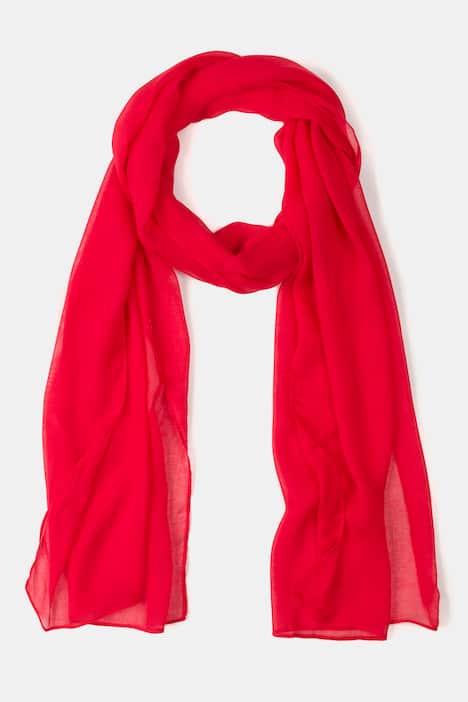 Schal, leicht transparent, einfarbig