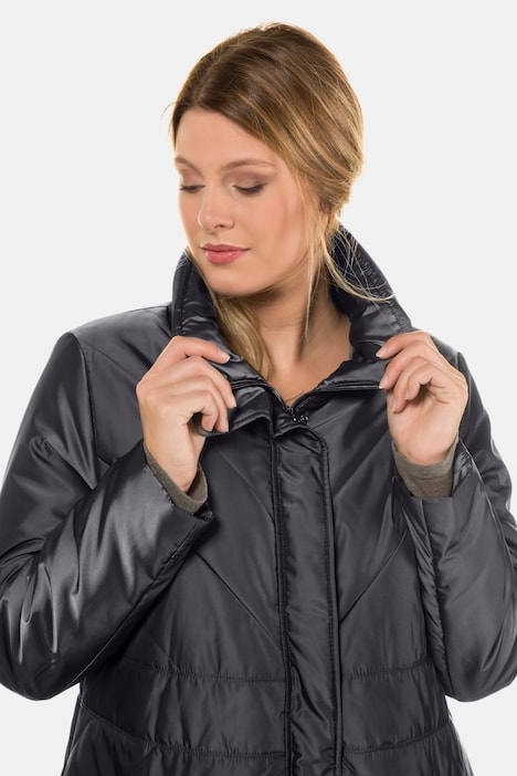 windbreaker with hidden hood