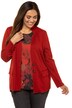 Casual Button Front Flap Pocket Stretch Knit Blazer