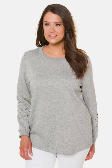 Sweatshirt, Zierperlen, Regular, innen kuschelig angeraut Sweatshirt, Zierperlen, Regular, innen kuschelig angeraut