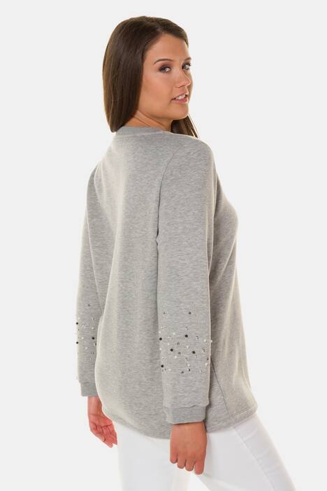 Sweatshirt, Zierperlen, Regular, innen kuschelig angeraut Sweatshirt, Zierperlen, Regular, innen kuschelig angeraut