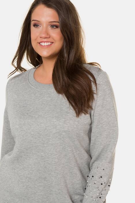 Sweatshirt, Zierperlen, Regular, innen kuschelig angeraut Sweatshirt, Zierperlen, Regular, innen kuschelig angeraut
