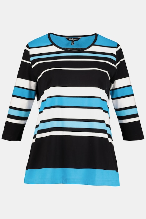 striped knit tee