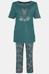 Pyjama, Hasenmotiv, Hose gemustert, bis Gr. 66/68