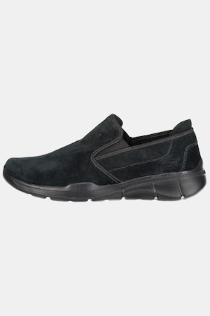 Ulla Popken Herren-Slipper, Veloursleder, Skechers, Memory Foam - Große Größen