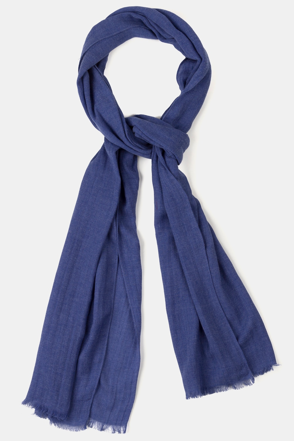 Grote Maten sjaal, Dames, blauw, Maat: One Size, Katoen, Ulla Popken