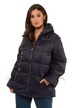 Bell Sleeve Hooded Quilted Fully Lined Jacket
