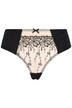 Flower Garden Embroidered Cotton Lined Thong