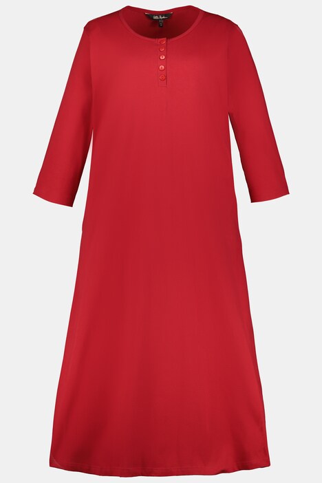 henley neck dress