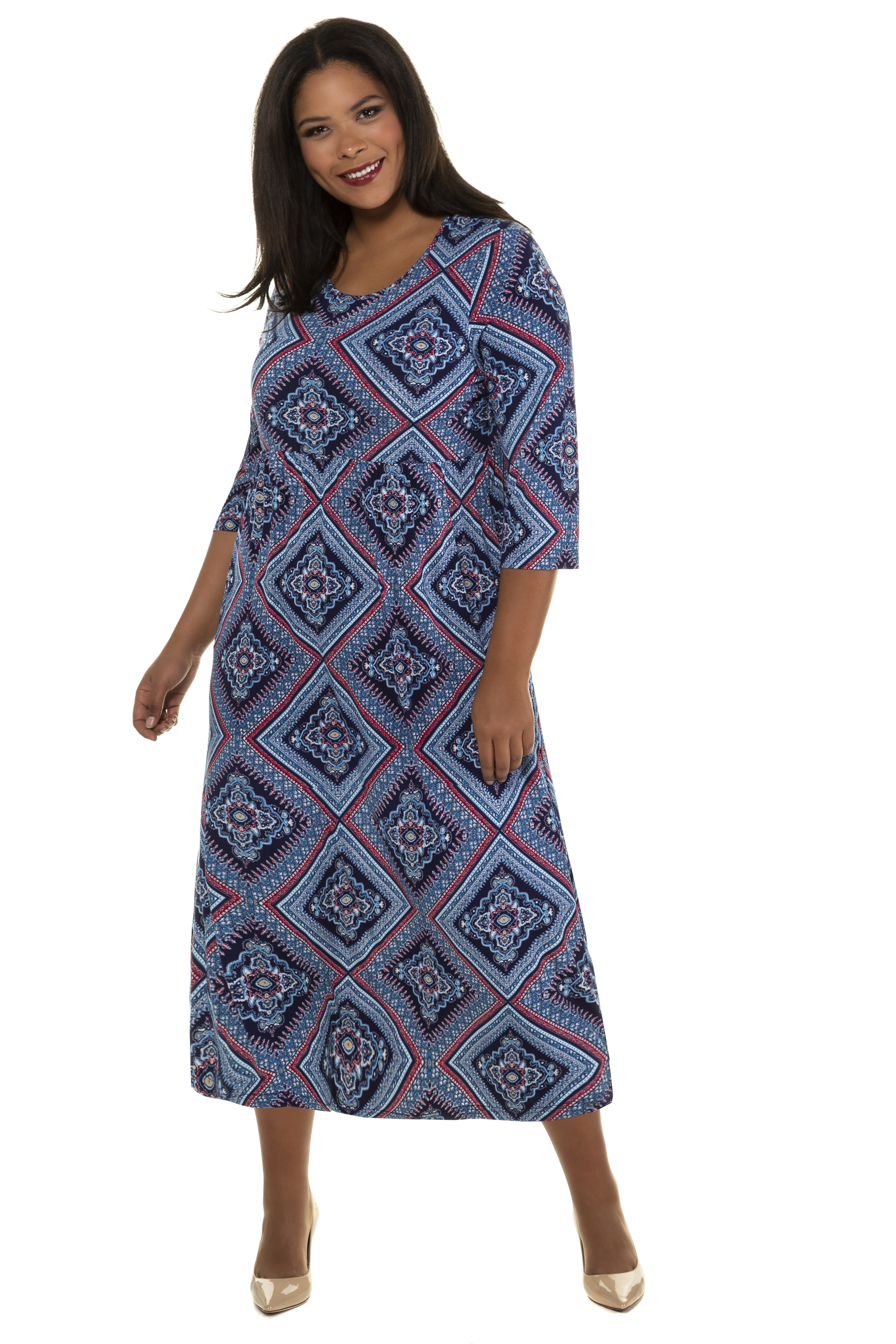 Ulla Popken Jurk Naadzakken 34 Mouwen Jersey Grote Maten ulla popken kopen in de aanbieding Ulla Popken Jurk Naadzakken 34 Mouwen Jersey Grote Maten ulla popken kopen in de aanbieding