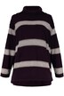 Classic Striped Turtleneck Long Sleeves Sweater