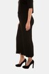 Flat Front Elastic Back Wide Leg Culottes
