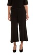 Flat Front Elastic Back Wide Leg Culottes