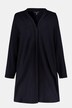 Jerseyjacke, lange Form, Schalkragen, selection