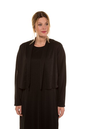 Ulla Popken Bolero Kort Open Model Sjaalkraag Grote Maten ulla popken kopen in de aanbieding Ulla Popken Bolero Kort Open Model Sjaalkraag Grote Maten ulla popken kopen in de aanbieding