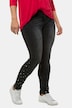 Curvy-Jeans, Quernähte, Zierperlen