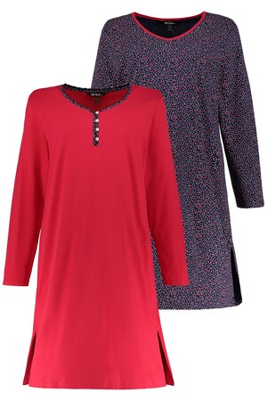 Ulla Popken Nachthemd Set Van 2 Zijsplitten Grote Maten ulla popken kopen in de aanbieding Ulla Popken Nachthemd Set Van 2 Zijsplitten Grote Maten ulla popken kopen in de aanbieding