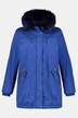 Faux Fur Trim Hooded Cotton Fully Lined Parka