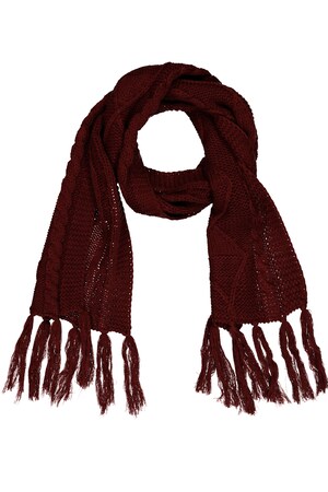 Ulla Popken Sjaal Grof Gebreid Franjes Grote Maten ulla popken kopen in de aanbieding