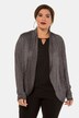 Cardigan, Metallic-Effekt, offene Form, Schalkragen
