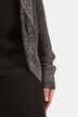 Cardigan, Metallic-Effekt, offene Form, Schalkragen