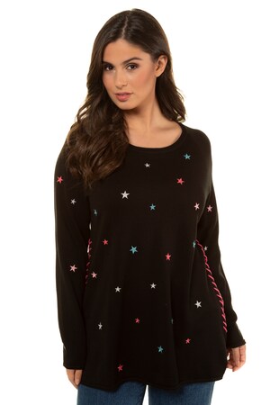 Ulla Popken Pullover Classic Raglanmouwen Zijsplitten Grote Maten ulla popken kopen in de aanbieding Ulla Popken Pullover Classic Raglanmouwen Zijsplitten Grote Maten ulla popken kopen in de aanbieding