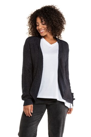 Ulla Popken Vest Oversized Open Model Grote Maten ulla popken kopen in de aanbieding