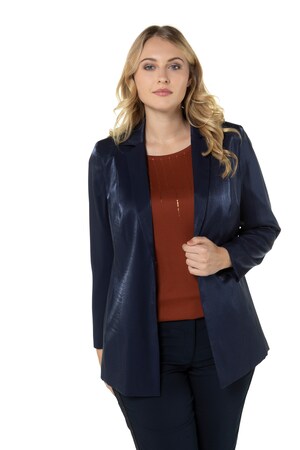 Ulla Popken Blazer Licht Getailleerd 2 Steekzakken Grote Maten ulla popken kopen in de aanbieding