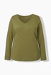 Shirt, Slim, V-Ausschnitt, Langarm