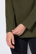 Shirt, slim, V-hals, lange mouw