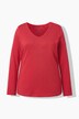 Shirt, Slim, V-Ausschnitt, Langarm