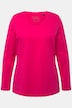 Shirt, Slim, V-Ausschnitt, Langarm