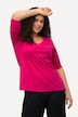 Shirt, Slim, V-Ausschnitt, Langarm