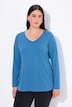 Shirt, Slim, V-Ausschnitt, Langarm