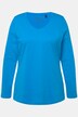 V-Neck Long Sleeves Slim Fit Cotton Knit Tee