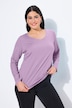 Shirt, Slim, V-Ausschnitt, Langarm