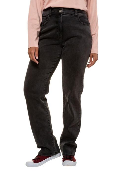 Light Washed Wide Leg Marie Fit Stretch Jeans