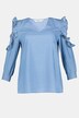 Tuniek, cut-out schouders, v-hals, 3/4 mouwen