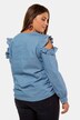 Tuniek, cut-out schouders, v-hals, 3/4 mouwen