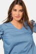 Tuniek, cut-out schouders, v-hals, 3/4 mouwen